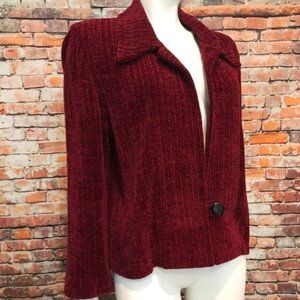 Margaret Lent Handwovens One Button Blazer